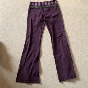 lululemon plum yoga pants